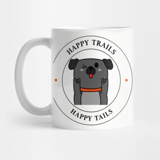 Happy Trails Happy Tails Dog Hiking Mug